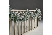 Einrichtung - NORDIC WINTER Artificial garland 270 cm w/snow & lights - 780-013