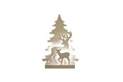 Einrichtung - NORDIC WINTER Christmas silhouette 3D LED - reindeer - 780-550