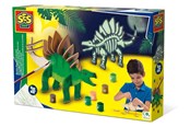 Kreativ-Spiele - SES Creative Wooden Dino Glow in the Dark - 14209