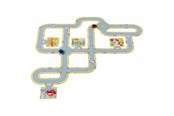 Puzzle - Goki - Floor Puzzle Roads with 2 Vehicles 47pcs. Boden - 57422