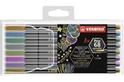Utensilien zum Schreiben und Zeichnen - STABILO Pen 68 Metallic - Felt-tip pen - Set of 8 pieces - 6808/8-11