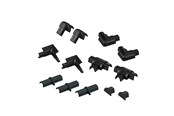Kabelkanal / Kabelschlauch - D-LINE Accessory Kit 16x8 Black - RETAP1608B