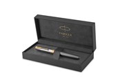 Utensilien zum Schreiben und Zeichnen - Parker Sonnet Intrerpid Journeys Collection Fountain Pen Ancient China Edition Grey Lacquer with Solid Silver Cap & Gold Trims Fine Solid Gold Nib Gift Box - 2207186