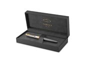 Utensilien zum Schreiben und Zeichnen - Parker Sonnet Intrerpid Journeys Collection Fountain Pen Ancient China Edition Grey Lacquer with Solid Silver Cap & Gold Trims Medium Solid Gold Nib Gift Box - 2207187