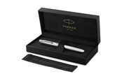 Utensilien zum Schreiben und Zeichnen - Parker Sonnet Ciselé Special Edition Rollerball Palladium Finish Cap .Barrel and Trims  Fine Black Ink - 2209262