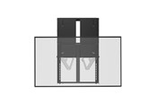 Wandhalterungen, AV-Halterungen & AV-Möbel - Deltaco OFFICE Manual Height-Adjustable Display Wall Mount - Max 65 kg - recommended for 74" - ARM-0800