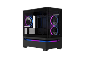 Gehäuse - ASUS AP202 ARGB Black - Gehäuse - Miditower - Schwarz - 90DC00P0-B19000