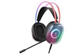 Kopfhörer/Headsets - Deltaco DH230 Semi-Transparent Gaming Headset - GAM-186