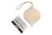 Kunst & Handwerk Ausstattung - Creativ Company - Pendant Pointed Wooden Christmas Ball - 565119