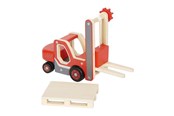 Spielzeugauto - Small Foot - Wooden Forklift with Pallet - 12636