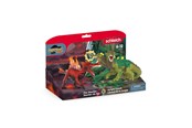 Schleich - Schleich Feuer-Saurier vs. Dschungel-Echse - 70834