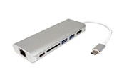 Dockingstationen - Roline - docking station - USB-C 3.1 - 1GbE - 12.02.1037