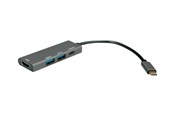 Dockingstationen - Roline - docking station - USB-C 3.2 - HDMI - 12.02.1119