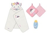 Dolls & Accessories - Baby Born Hooded Towel Set - 837573