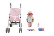 Dolls & Accessories - Happy Friend Lotta Doll 30cm with Stroller Set - 504234