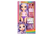 Dolls & Accessories - MGA Rainbow High Swim & Style Pop - Violet - 507314-EUC