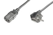 Stromkabel (Extern) - DIGITUS Type-F Power Cord - 0.75m - AK-440109-008-S