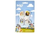 Schul-Zubehör - Euromic Bluey 4-pack erasers - 4 shaped erasers packed in acetate box with eurohole (size of box 5.2 x 16 cm) CE & 0-3 years pictogram - 048207106