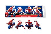 Schul-Zubehör - Euromic SPIDERMAN 4-pack erasers in box - 017807106