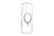 Handys - Cover & Cases - Baseus SkyRing 360° Magnetic Case with Stand for iPhone 16 - Transparent - P6016100A201-04