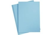 Kunst & Handwerk Ausstattung - Creativ Company - Cardboard Light Blue A4 220g 10 pcs. - 219018