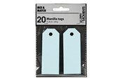 Papier, Fotopapier und Etiketten - Creativ Company - Manila Labels Light Blue 20 pcs. - 234018
