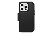 Handys - Cover & Cases - OtterBox Strada MagSafe Apple iPhone 15 Pro Shadow - black - ProPack - 77-93812