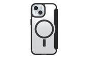 Handys - Cover & Cases - OtterBox React Folio MagSafe Apple iPhone 16e/15/14/13 Black Crystal - clear/black - 77-97827