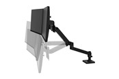 Monitorhalterung - Ergotron LX Pro mounting kit - for 2 flat panels - black - 45-684-292
