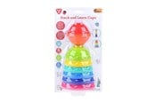 Baby Spielzeug - PLAY Leather and Stacking Cups 8 pcs. - 2405