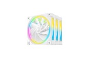 Gehäuselüfter - DeepCool FL12R White Triple-Pack - Gehäuselüfter - 120mm - Weiß mit RGB-Beleuchtung - 32 dBA - R-FL12R-WHAPN3-G
