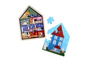 Baby Spielzeug - Barbo Toys Moomin Framed Wooden Puzzle House - 7288