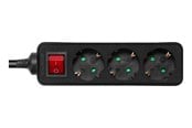 Stromkabel (Extern) - Deltaco GT-0361 Power Strip - 3 m - GT-0361