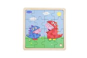 Baby Spielzeug - Barbo Toys Peppa Pig - Wooden Puzzle - Dino DressUp - 9032