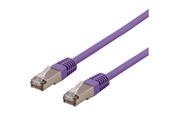 Netzwerk - Kabel - Deltaco patch cable - 1.5 m - purple - Lila - 1m - STP-611PAU