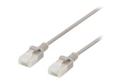 Netzwerk - Kabel - Deltaco patch cable - 50 cm - grey - Grau - 0.5m - UUTP-1010