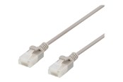 Netzwerk - Kabel - Deltaco patch cable - 1 m - grey - Grau - 1meter - UUTP-1020