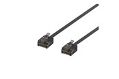 Netzwerk - Kabel - Deltaco patch cable - 15 cm - black - Schwarz - 0.1m - UUTP-2077