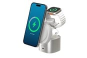 Handys - Adapter und Ladegeräte - ALOGIC PowerPod 4-in-1 Qi2 Fast Wireless Charging Stand - AL41WCPO-WH