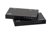 Repeater, boosters, bridges & Transceiver - C2G HDMI HDBaseT over Cat5e Cat6 Cat6a Extender Kit - Transmitter to Box Receiver - 4K 60Hz - video/audio extender - HDMI - C2G30010