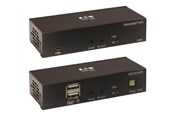 Repeater, boosters, bridges & Transceiver - Eaton Series DisplayPort to HDMI over Cat6 Extender Kit with KVM Support 4K 60Hz 4:4:4 USB PoC HDCP 2.2 up to 230 ft. TAA - B127A-1A1-BDBH