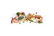Holzspielzeug - Bigjigs Wooden Monster Train Set 50pcs. - BJT612