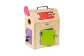 Holzspielzeug - Bigjigs Wooden House with Locks and Bolts 5pcs. - 37004