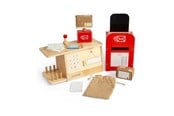 Holzspielzeug - Bigjigs Wooden Post Office Playset 19pcs. - 37061