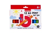 Kreativ-Spiele - Bruynzeel Kids Big Point Felt-tip Pens Set 12 - 60122012