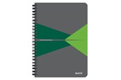 Blöcke, Formulare und Notizbücher - Leitz Office Collegeblock A5 kariert spiralgebunden mit PP-Einband, grün - 44981055