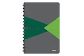 Blöcke, Formulare und Notizbücher - Leitz Office Collegeblock A4 kariert, spiralgebunden mit PP-Einband, grün - 44951055