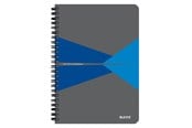 Blöcke, Formulare und Notizbücher - Leitz Office Collegeblock A5 liniert, spiralgebunden mit Karton-Einband, blau - 44591035