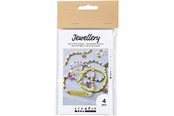 Kunst & Handwerk Ausstattung - Creativ Company - Mini Hobbyset Jewelry Shrink Film Bracelets Yellow - 977615