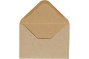 Briefumschläge und Versandkartons - Creativ Company - Envelope Beige 11.5x15cm 10 pcs. - 217016